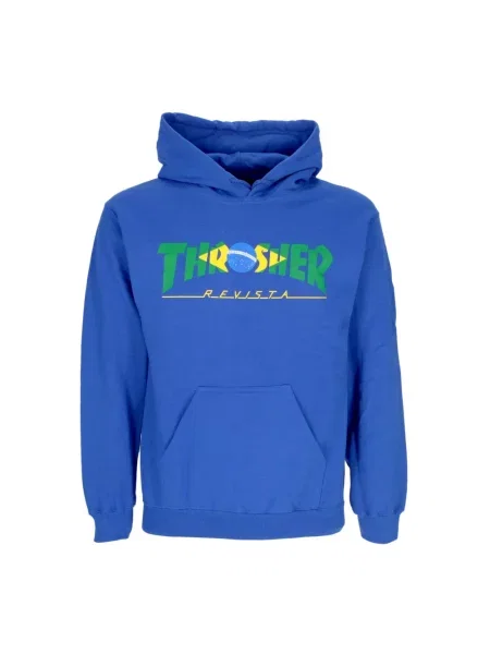 Bluza z kapturem Thrasher niebieska