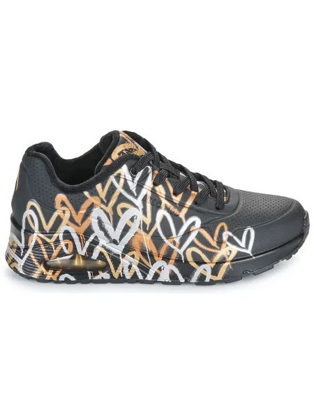 Félcipő Skechers fekete