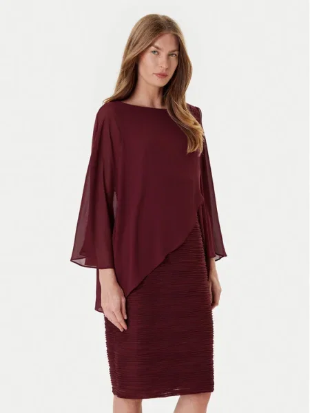 Joseph Ribkoff Rochie cocktail Vișiniu