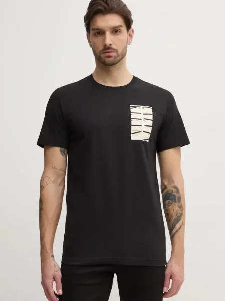 Тениска Calvin Klein Jeans Serif Box Graphic Tee Black M черно