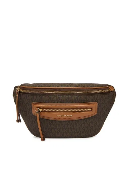Τσάντα MICHAEL Michael Kors Jet Set καφέ