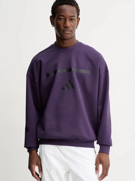 Pulover adidas adidas x Z.N.E vijolična