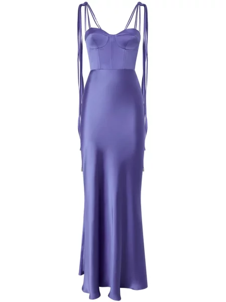 Rochie maxi Pinko lungă de costum albastru