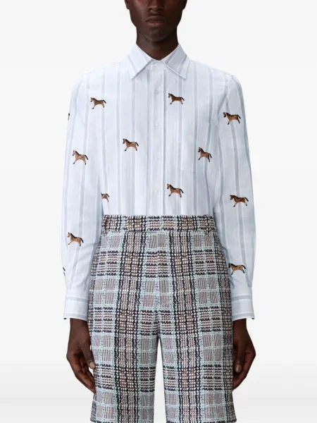Cămașă Thom Browne albastru