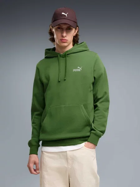 Худи Puma с лого зеленое
