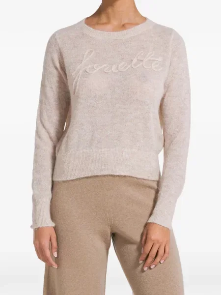 Hanorac crewneck Deha cu broderie cu decolteu rotund