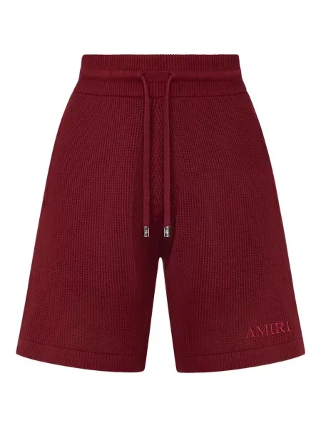 Kraťasy Amiri s výšivkou červené