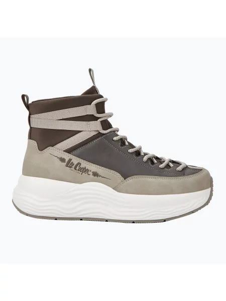 Lee Cooper női csizma barna/szürke. Méret: 39 EU szürke
