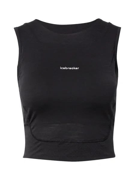 ICEBREAKER Sport top negru alb