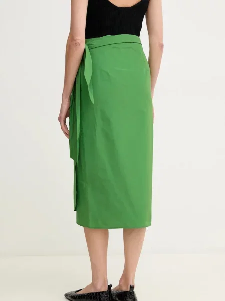 Юбка миди Weekend Max Mara зеленая