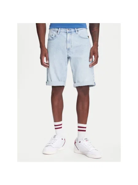 G-Star Raw Τζιν σορτσάκια Mosa Regular Fit μπλε