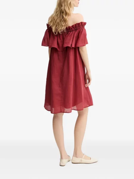 Rochie mini Marc O'polo cu volane roșu