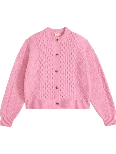 LEVI'S ® Geacă tricotată CHARLOTTE deschis roz