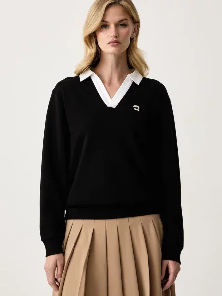 Karl Lagerfeld hanorac pentru femei din negru