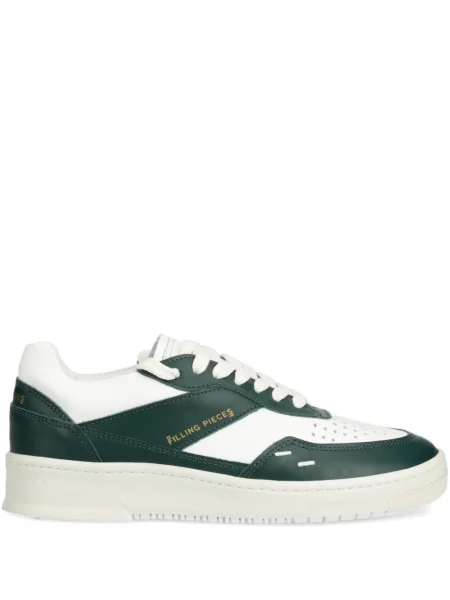 Sneakerși Filling Pieces din piele verde