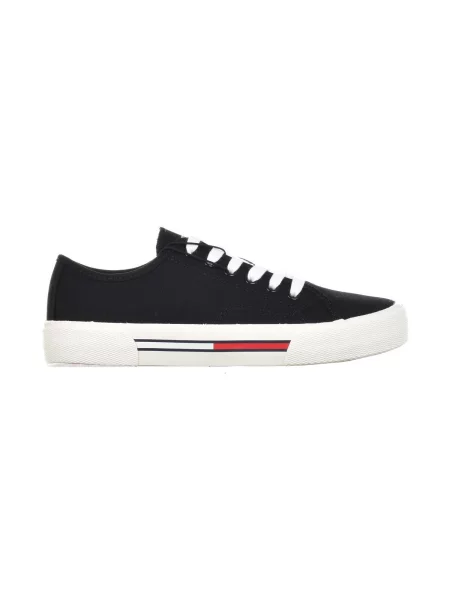 Platno traperice Tommy Hilfiger crna