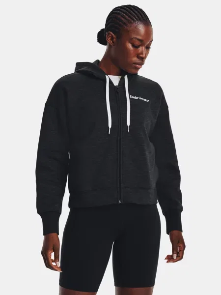 Суичър с цип Under Armour черно