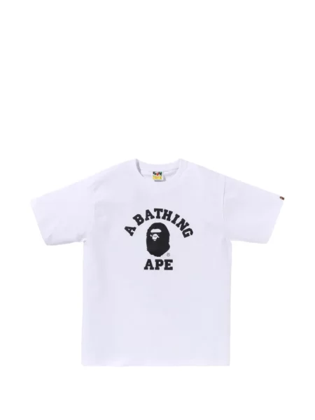 Tricou A Bathing Ape® cu imagine alb