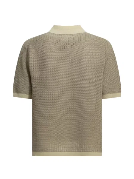 Scurt tricou polo Beams Plus tricotate