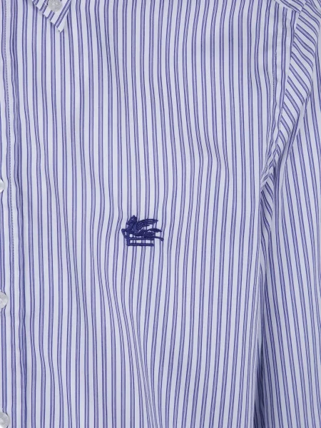 Cămașă Etro cu broderie alb