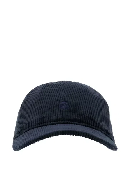 Haftowana czapka z daszkiem Carhartt Wip niebieska