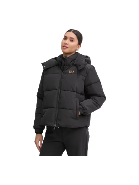Emporio Armani Kurtki Kobieta L Kurtka Bomber w Czarnym czarny