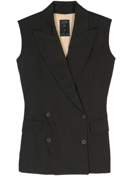 Dvouřadá vesta Jean Paul Gaultier Pre-owned hnědá