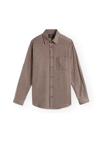 Flanelová košeľa Portuguese Flannel hnedá
