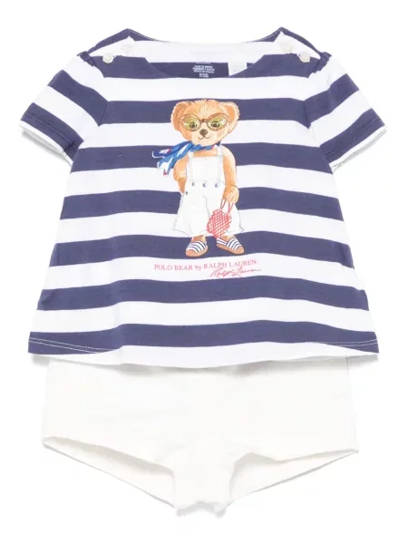 Koszulka polo dziecięca Polo Ralph Lauren biała