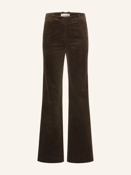 Marc O'polo Bootcut Kalhoty Z Manšestru tmavě hnědá