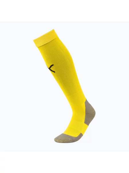 Fotbalové legíny PUMA Team Liga Core cyber yellow/puma black černé