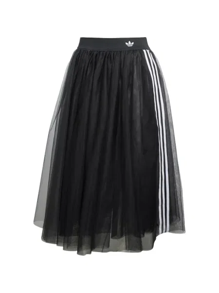 Tricou polo Adidas tricotate cu imagine fără mâneci alb