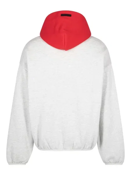 Суичър с качулка Fear Of God Essentials сиво