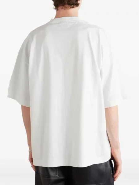 Тениска Vetements с принт бяло