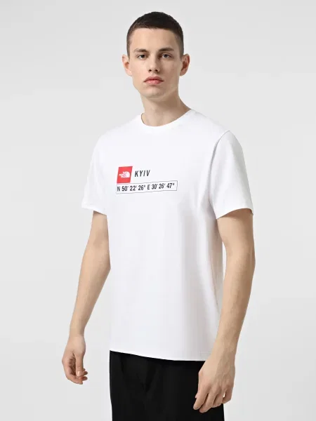 Футболка The North Face білий
