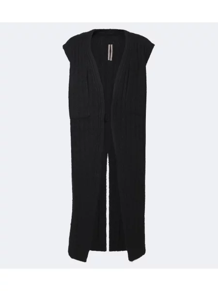 Vestă Rick Owens de mătase negru