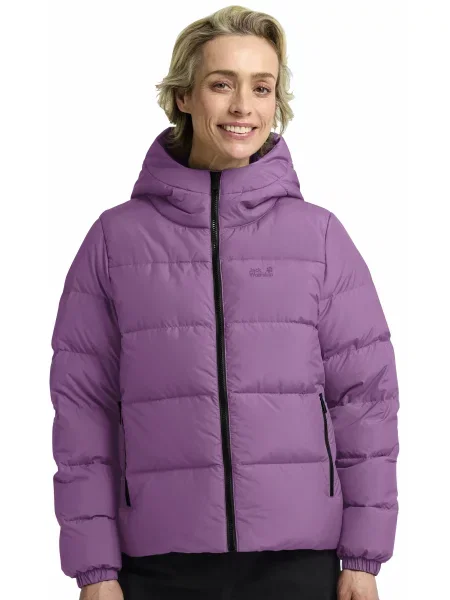 Пуховик Jack Wolfskin Frozen фіолетовий