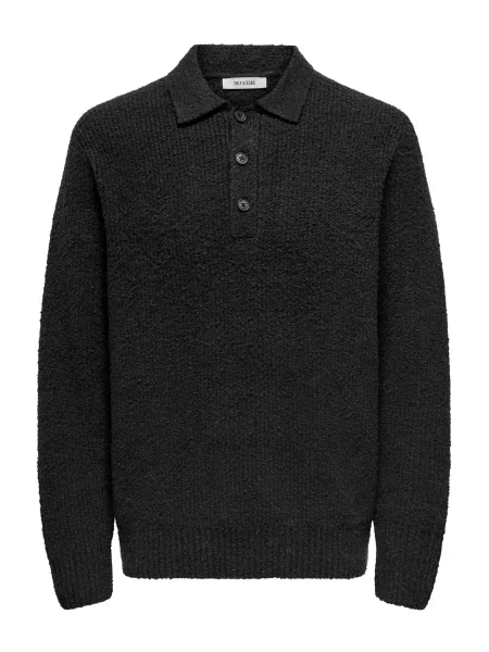 Only & Sons Pulover ONSDALE' negru