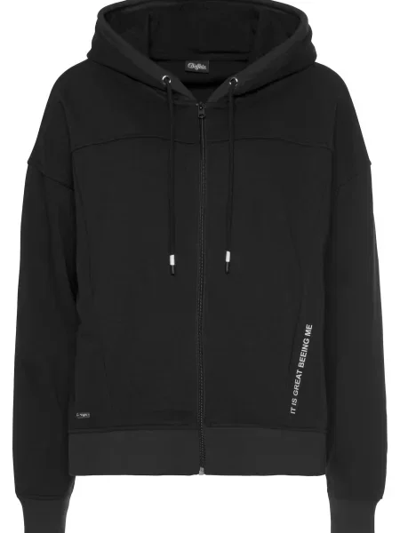 BUFFALO Hanorac negru alb