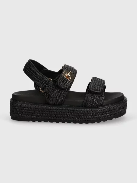 Sandale Steve Madden Bigmona za žene s platformom crna