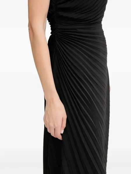 Rochie Allsaints plisată de costum negru