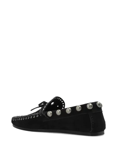 Pantofi loafer Isabel Marant cu tepi negru