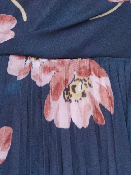 Rochie midi Vince cu imagine albastru