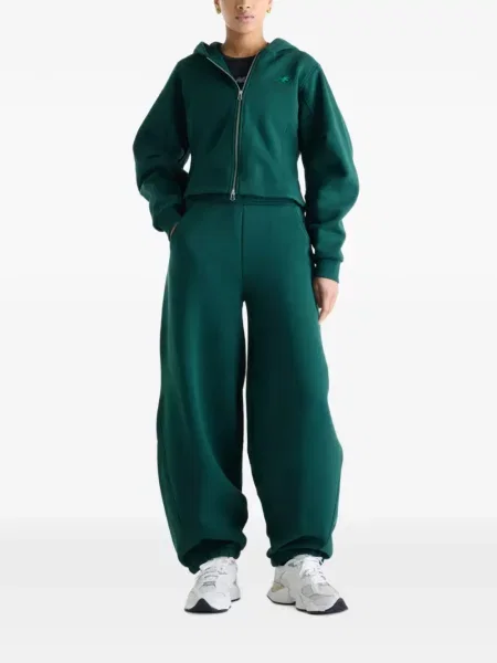 Matlasat pantaloni New Balance din fleece tenis maro