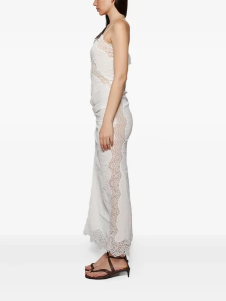 Rochie Christopher Esber din dantelă alb