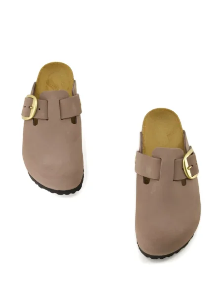 Papuci tip mules Birkenstock maro