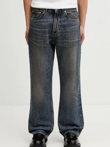 Our Legacy Third Cut straight traperice za muškarce plava