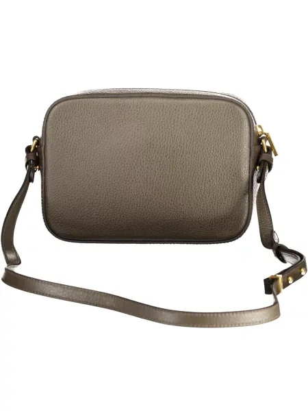 Geanta crossbody Coccinelle din piele verde