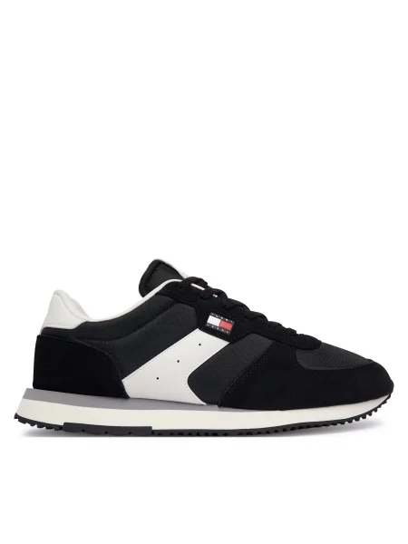 Αθλητικά Tommy Jeans Tjm Eva Runner Mix Material μαύρο