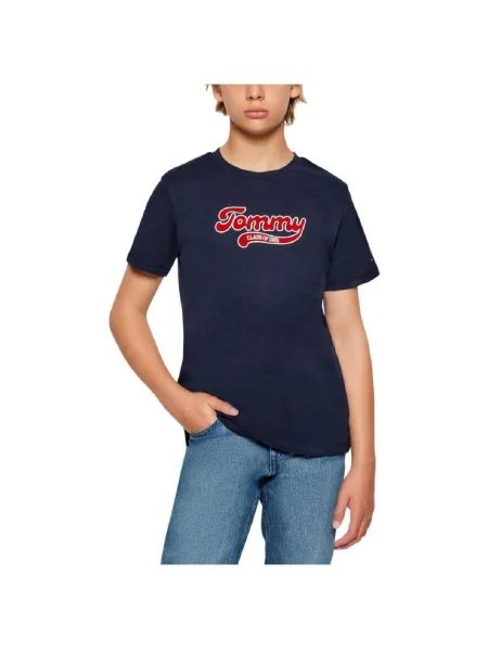 Gyerek póló Tommy Hilfiger kék